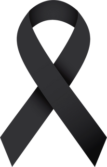 Black Ribbon. Ribbon Black. Black Awareness Ribbon. Melanoma and Skin Cancer Ribbon.